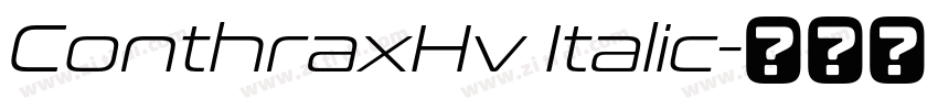 ConthraxHv Italic字体转换 ConthraxHv Italic字体转换